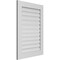 Ekena Millwork Vertical Surface Mount PVC Gable Vent: Functional, w/ 3-1/2"W x 1"P Standard Frame, 26"W x 36"H GVPVE26X3601SF - alternate 3
